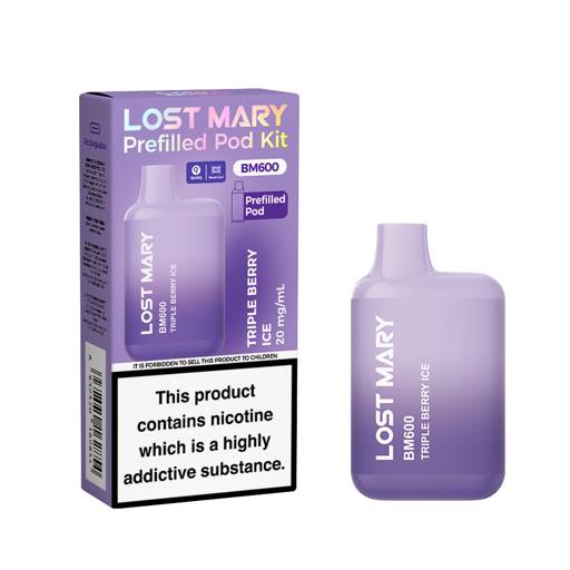Lost Mary BM600 Prefilled Pod Kit Triple Berry Ice