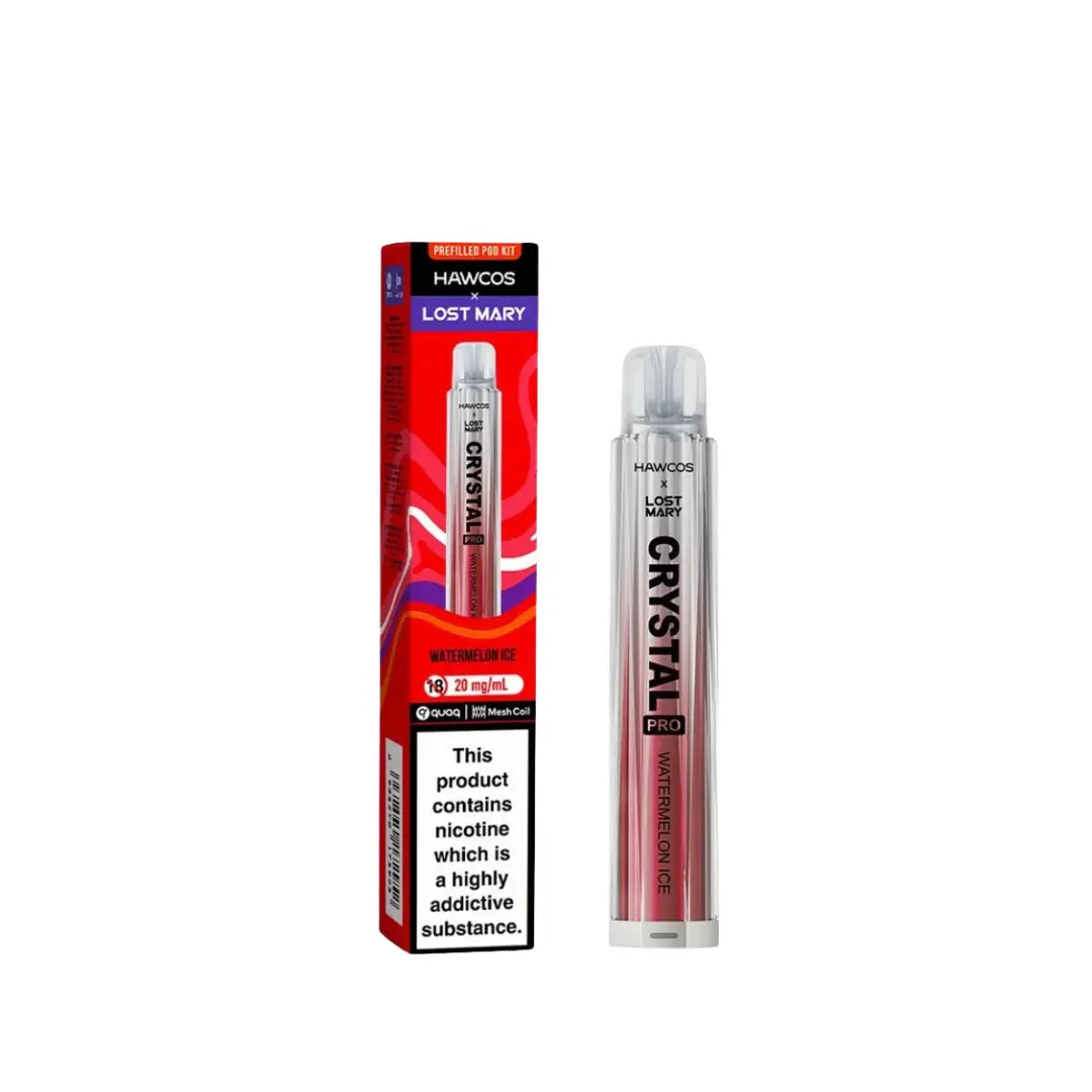 Lost Mary x Hawcos Crystal Pro 600 Watermelon Ice vape kit
