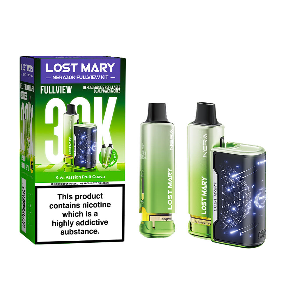 Lost Mary Nera 30K Kiwi Passion Fruit Guava kit