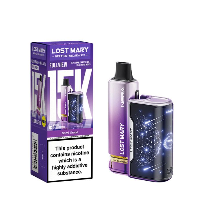 Lost Mary NERA15K Gami Grape prefilled vape kit