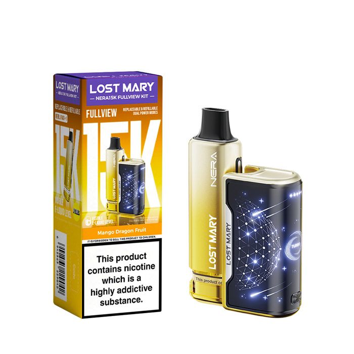 Lost Mary NERA15K Mango Dragon Fruit prefilled vape kit