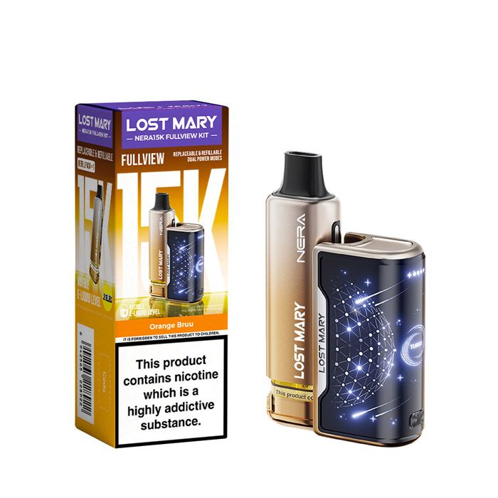 Lost Mary NERA15K Orange Bruu prefilled vape kit