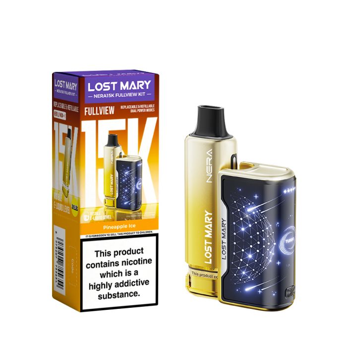 Lost Mary NERA15K Pineapple Ice prefilled vape kit