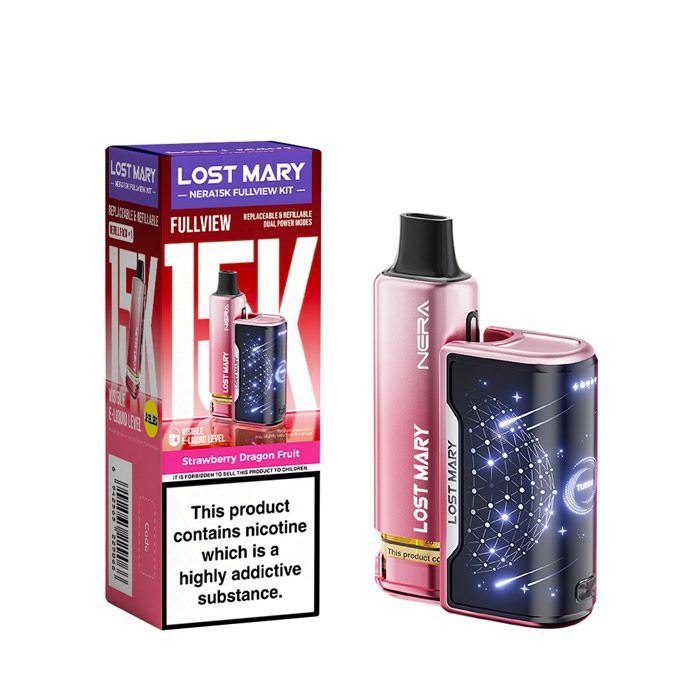 Lost Mary NERA15K Strawberry Dragon Fruit prefilled vape kit