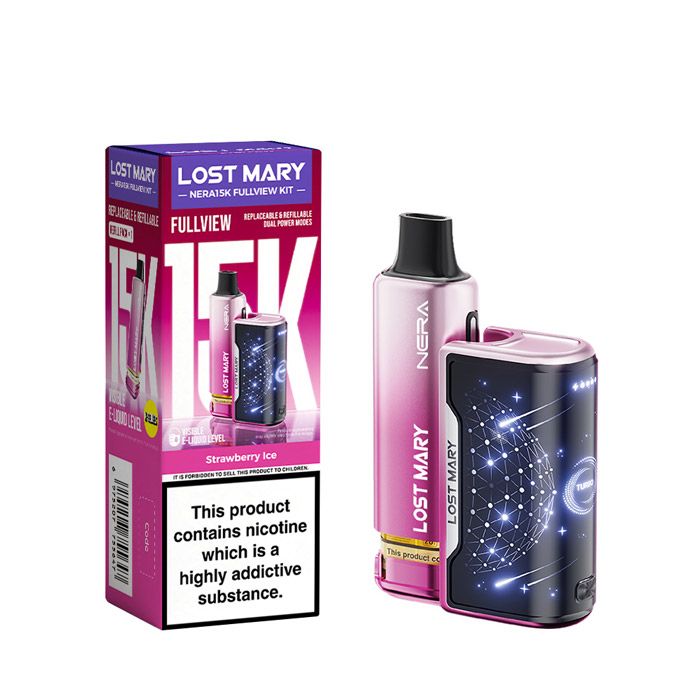 Lost Mary NERA15K Strawberry Ice prefilled vape kit