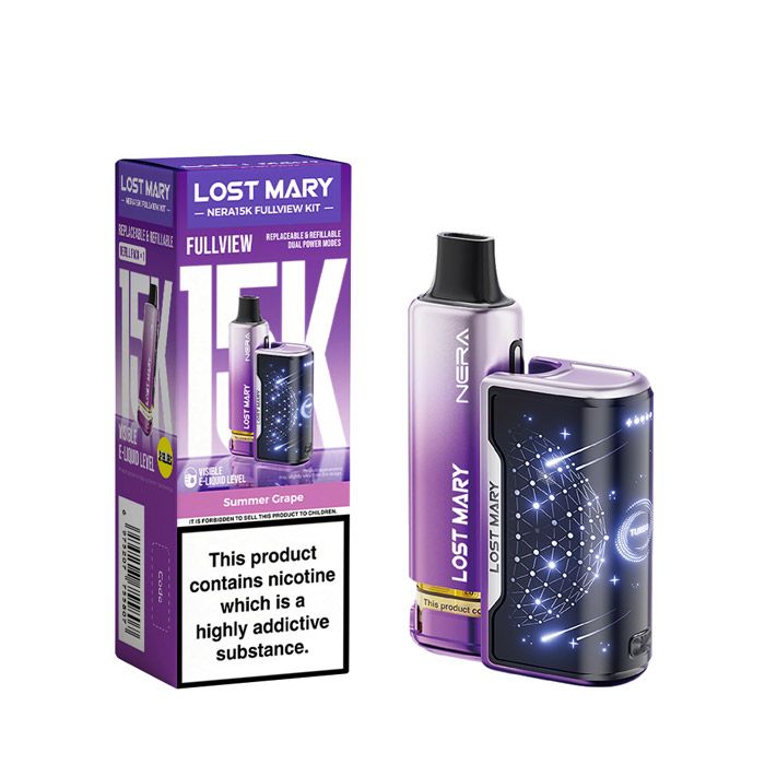 Lost Mary NERA15K Summer Grape prefilled vape kit