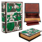 Magic Leaf Alien Visitor Wooden Book Storage Box