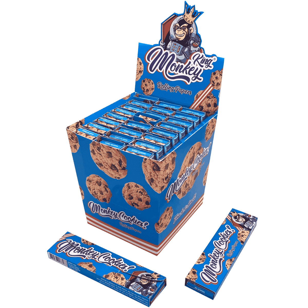 Monkey King Cookies Scented King Size Slim Rolling Papers + Filter Tips