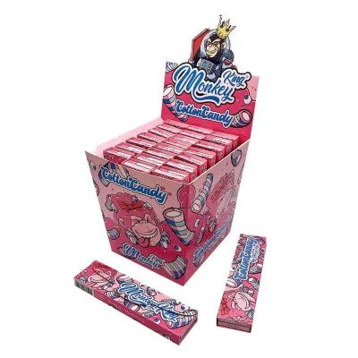 Monkey King Cotton Candy Connoisseur King Size Slim retail booklets and wholesale display