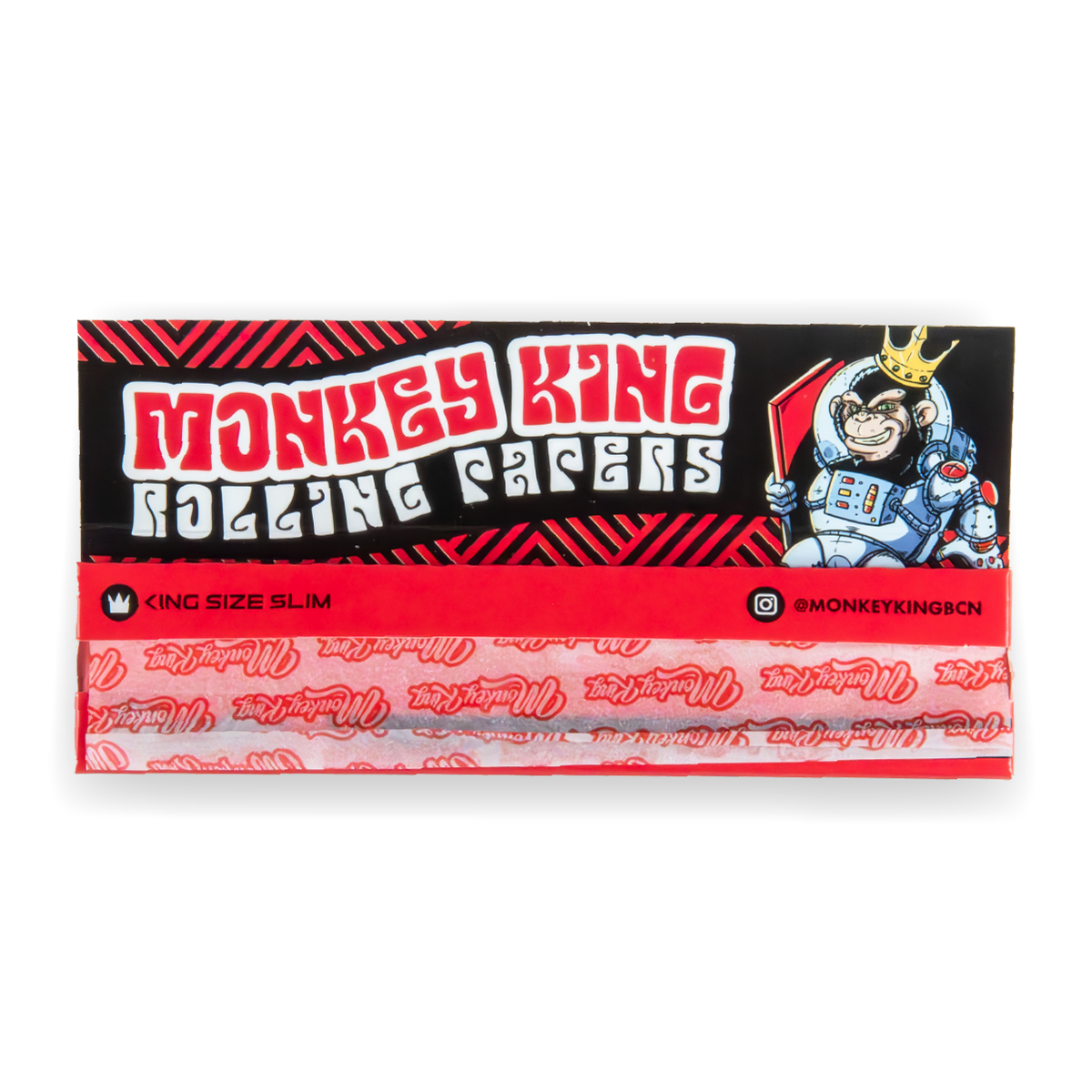 Monkey King Expert Stoners Red King Size Slim retail booklet opened