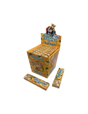 Monkey King Ice Peach Connoisseur King Size Slim retail booklets and wholesale display