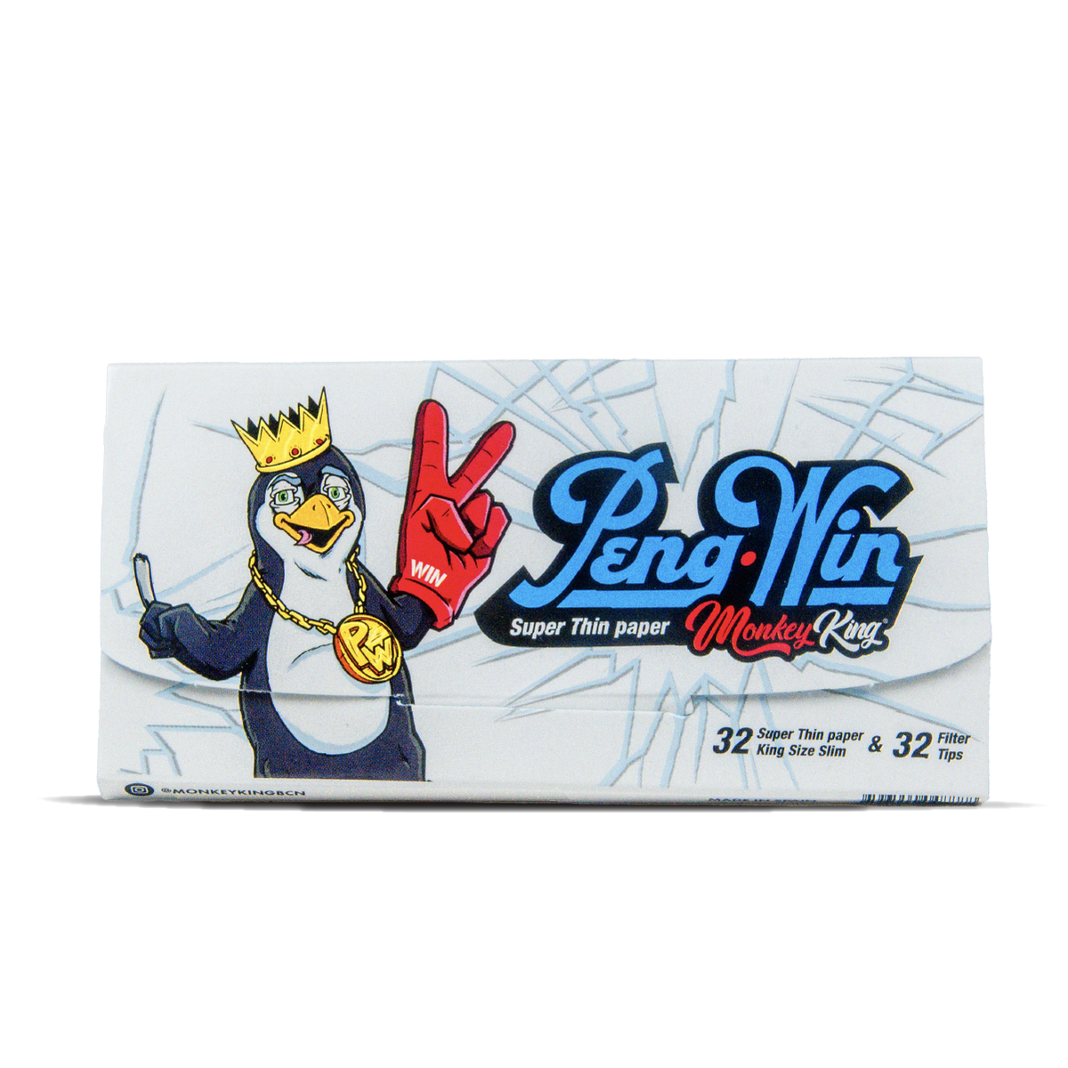 Monkey King Peng-Win King Size Slim papers and tips retail booklet