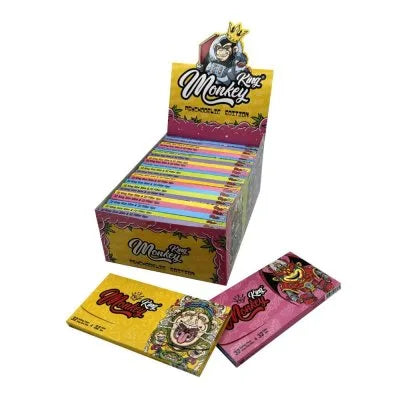 Monkey King Psychedelic King Size Slim Papers + Tips