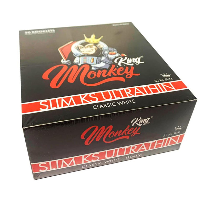 Monkey King White Ultra Thin King Size Slim Rolling Papers