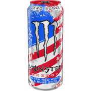 Monster Ultra Red White & Blue Razz 473ml