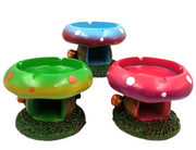 Mushroom House Resin Ashtray — Assorted Colour — 1 Piece