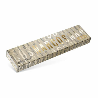 Narcos Limited Edition King Size Slim Papers + Tips retail booklet gold design