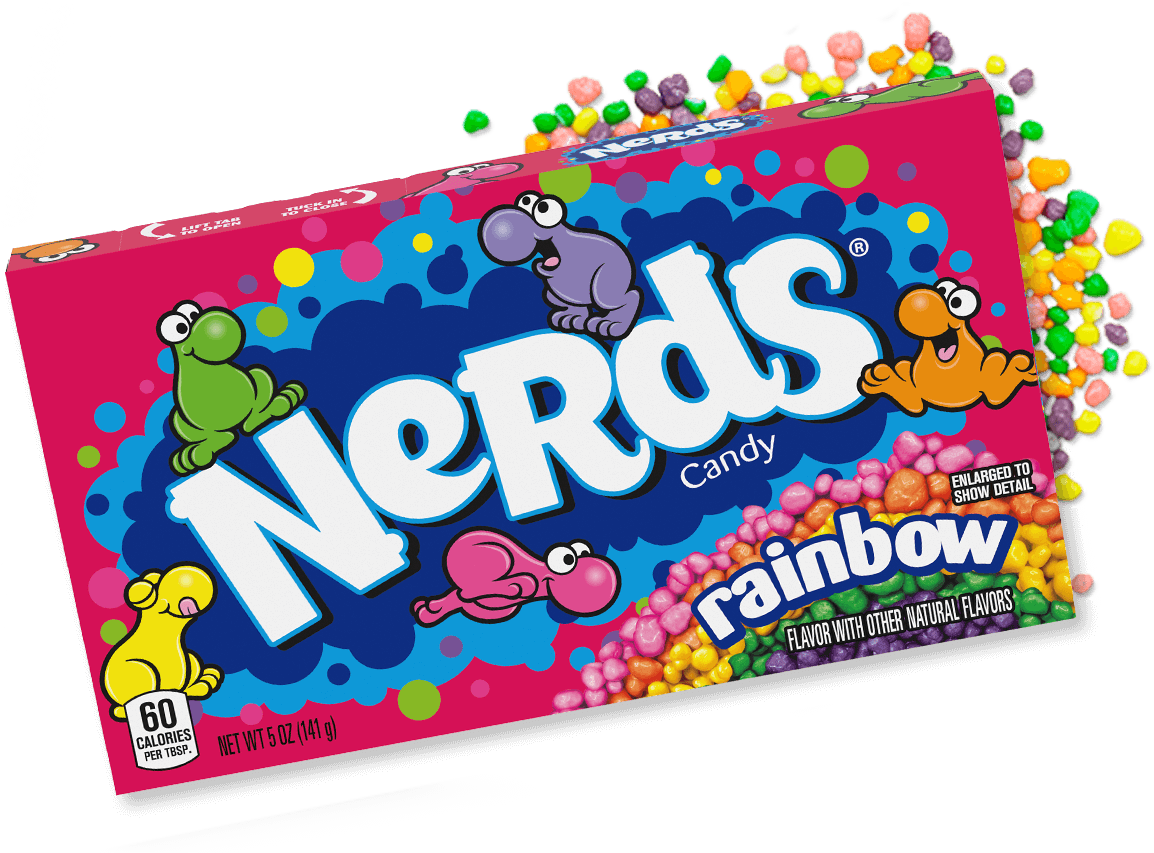 Nerds Rainbow Candy Theatre Box 141g — one sealed retail pack