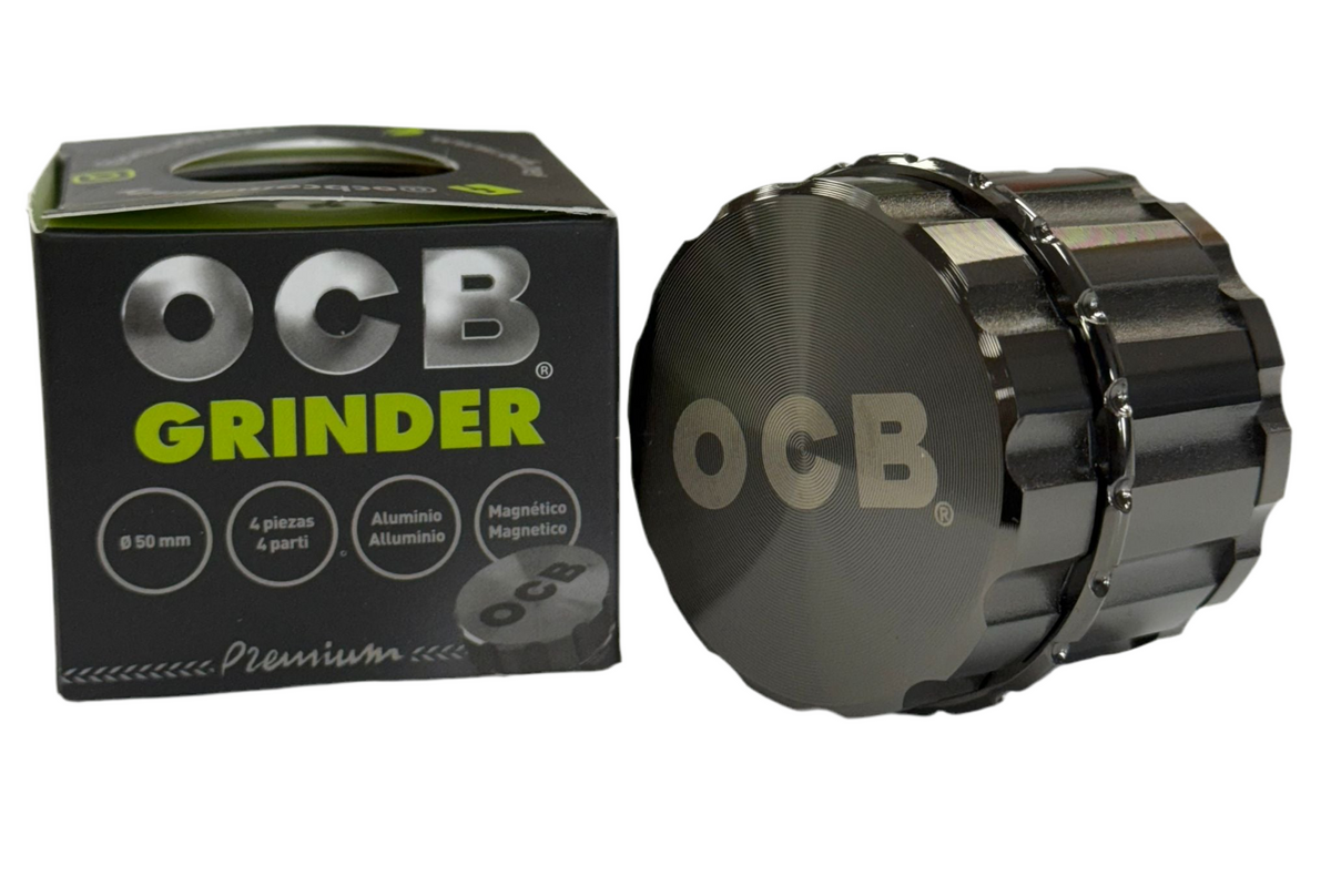 OCB Black Metal Grinder 50mm view 2