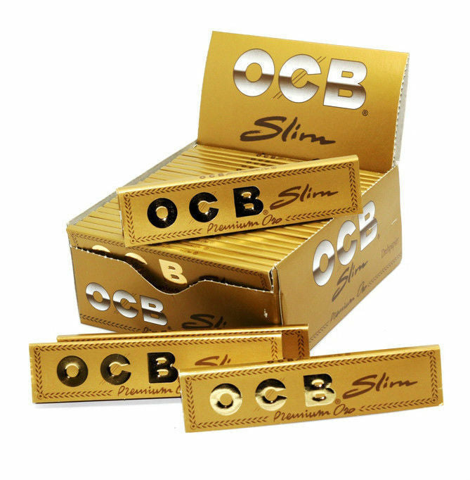 OCB Gold Premium Oro King Size Slim Rolling Papers