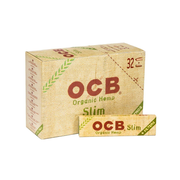 OCB Green Hemp King Size Slim Papers + Tips