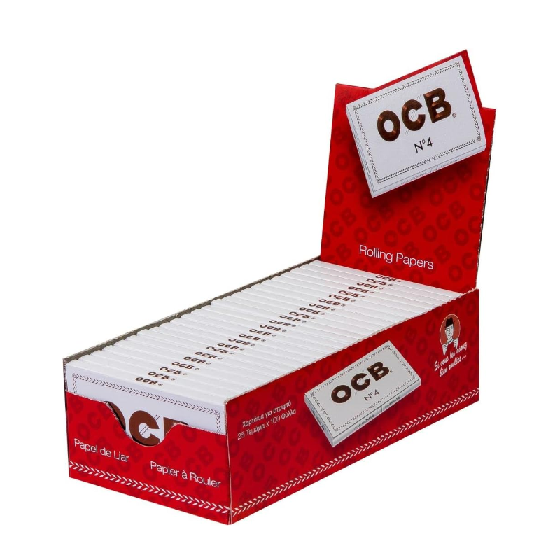 OCB No.4 Single Wide White Rolling Papers
