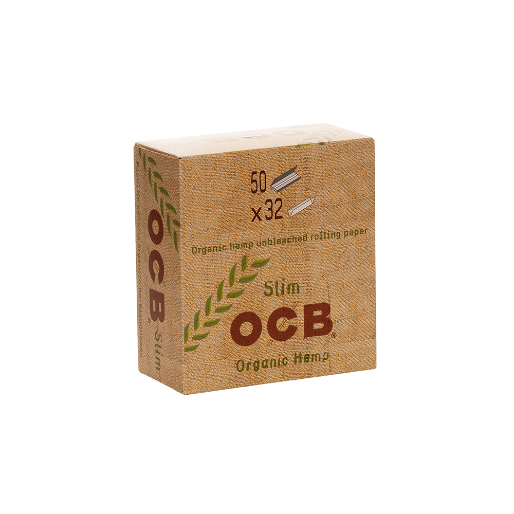 OCB Organic Hemp Slim Rolling Papers | 32 Leaves