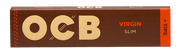 OCB Virgin Brown Unbleached King Size Slim Papers + Tips