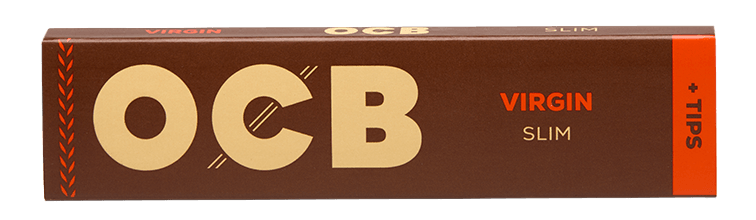 OCB Virgin Slim + Tips rolling papers