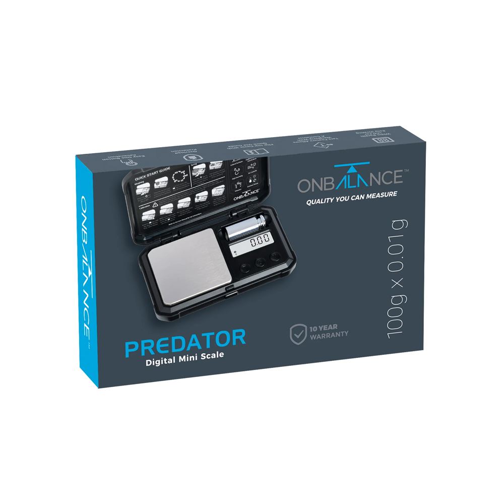 On Balance Predator PR-100 Pocket Scale Black 100g x 0.01g