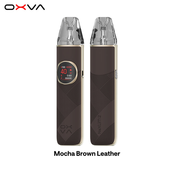 OXVA NEXLIM 2 Refillable Pod Kit - Mocha Brown Leather