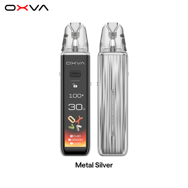 OXVA XLIM 3 Ultra Metal Silver official product image