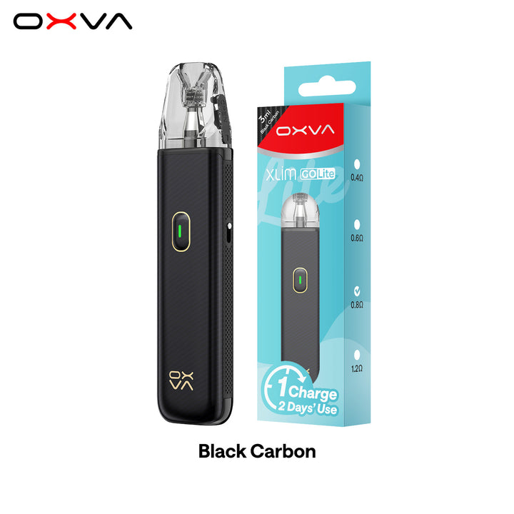 OXVA XLIM Go Lite Refillable Pod Kit - Black Carbon
