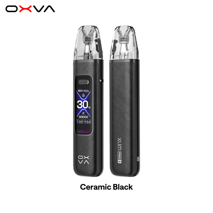 OXVA XLIM Pro 3 Ceramic Black official product image