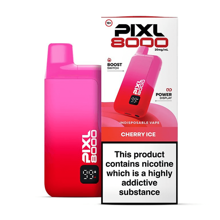 PIXL 8000 Cherry Ice prefilled vape kit