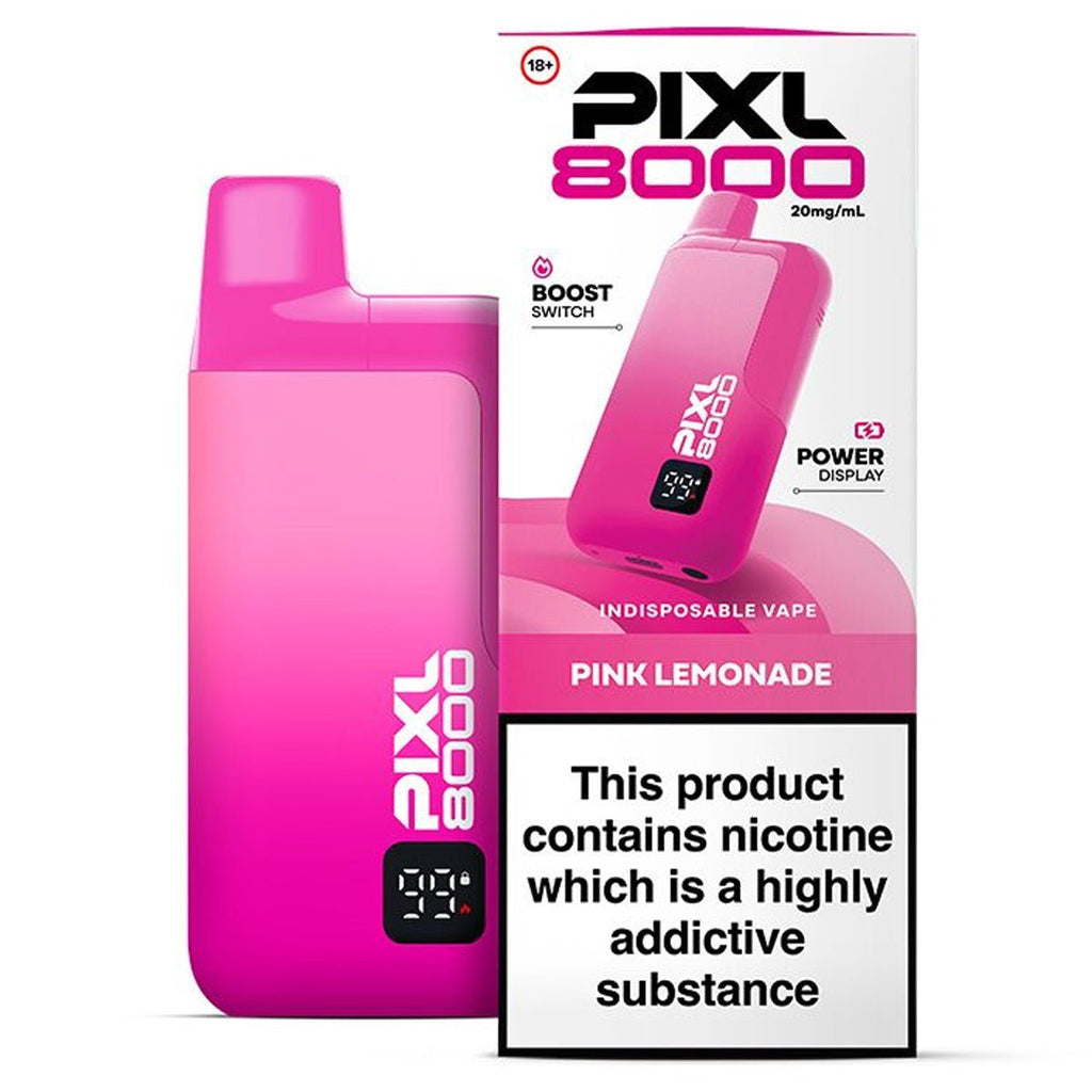 PIXL 8000 Pink Lemonade prefilled vape kit