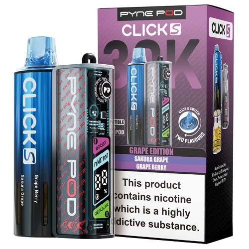 Pyne Pod Click S 30K Prefilled Vape Kit - Grape Edition
