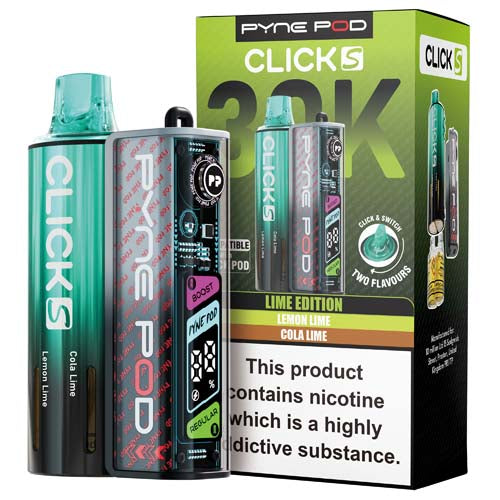 Pyne Pod Click S 30K Prefilled Vape Kit - Lime Edition