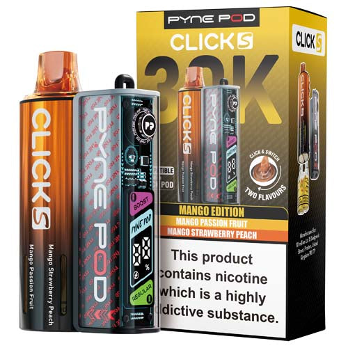 Pyne Pod Click S 30K Prefilled Vape Kit - Mango Edition