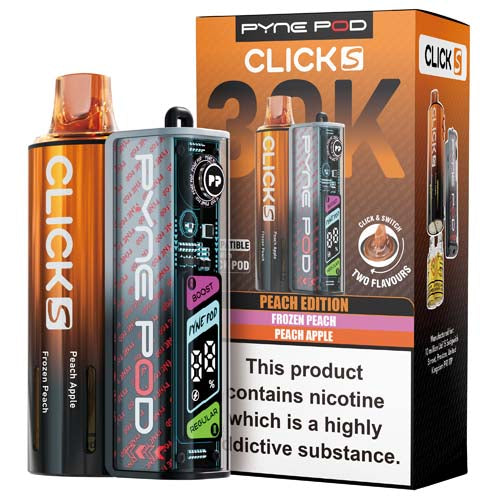 Pyne Pod Click S 30K Prefilled Vape Kit - Peach Edition