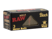 RAW Black Classic King Size Wide Rolling Paper Roll 3m