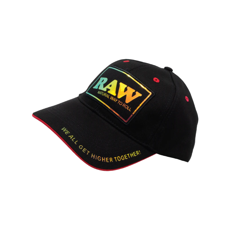 RAW Black Galaxy Hat with Poker