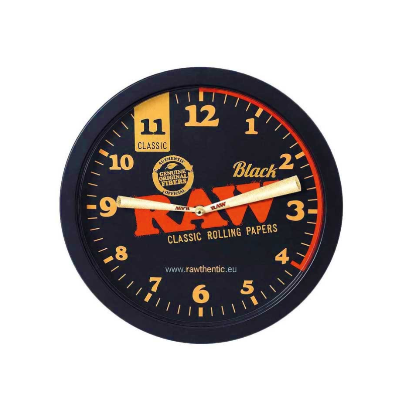 RAW Black Hidden Storage Wall Clock view 3