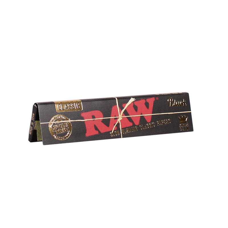 RAW Black King Size Slim retail booklet