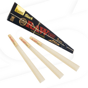 RAW Black Pre-Rolled Cones King Size 3 Pack