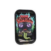 RAW Black Monster Rolling Tray — Small 11 × 7 in