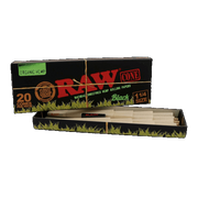 RAW Black Organic Hemp 1¼ Pre-Rolled Cones — 20 Pack