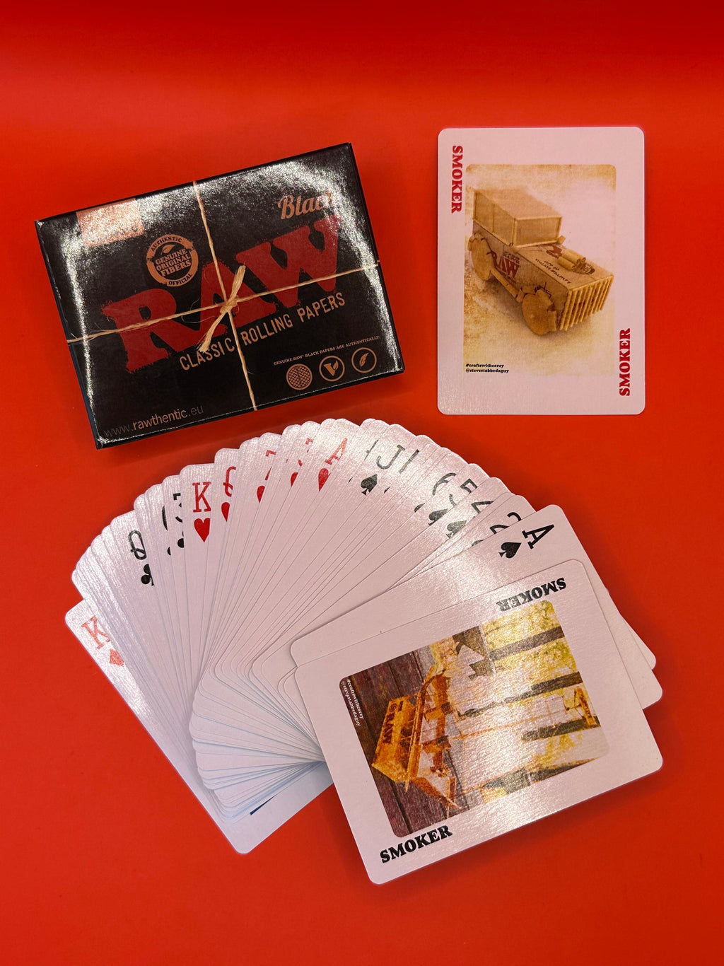 RAW Black Playing Cards