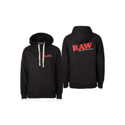 RAW Black Hoodie — Large