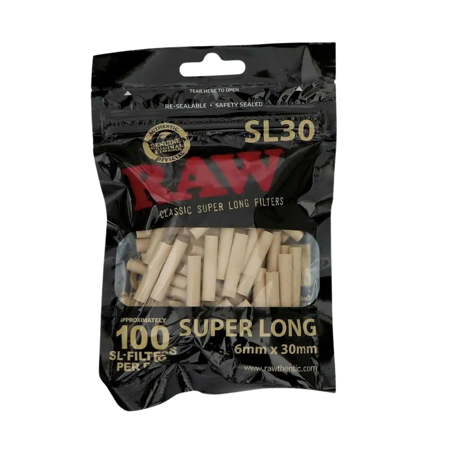 RAW Black SL30 Super Long Filters 6mm - 100